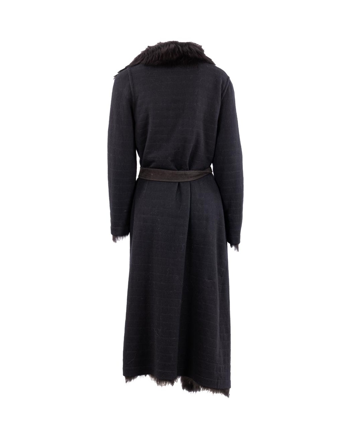 shop SIMONETTA RAVIZZA  Cappotto: Simonetta Ravizza cappotto modello vestaglia con rever classico realizzato in xiangao. 
Chiusura con cintura in tinta. 
Reversibile.
Vestibilità over.
Interno in lana.
Composizione: 100% vera pelliccia (Volpe).
Made in Italy.. MILA-220 number 5053264